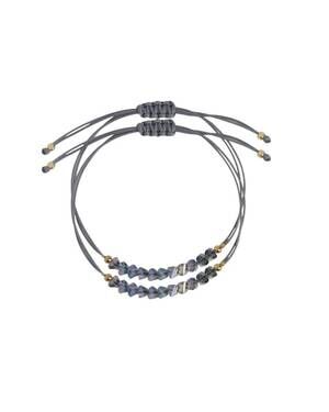 NEW COCO + CARMEN women's wear and share faith bracelet set in navy